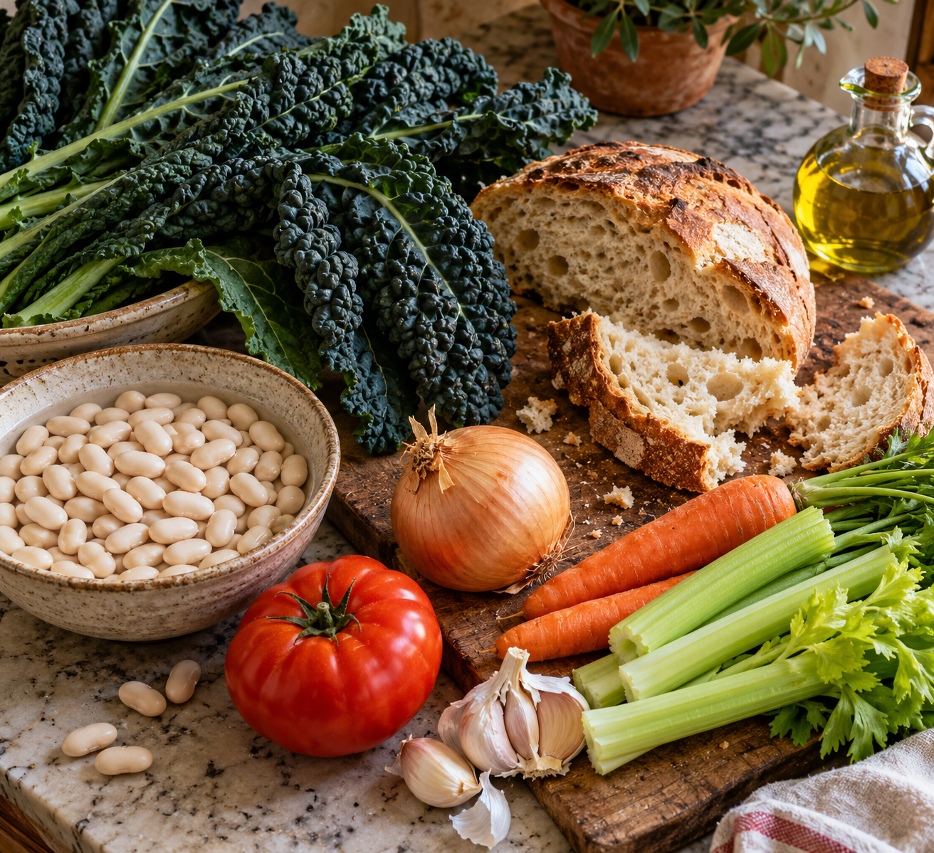 Real Zuppa Toscana Has No Cream and No Sausage: The Italian Tuscan Soup Americans Have Been Eating Wrong 4 Zuppa Toscana 1