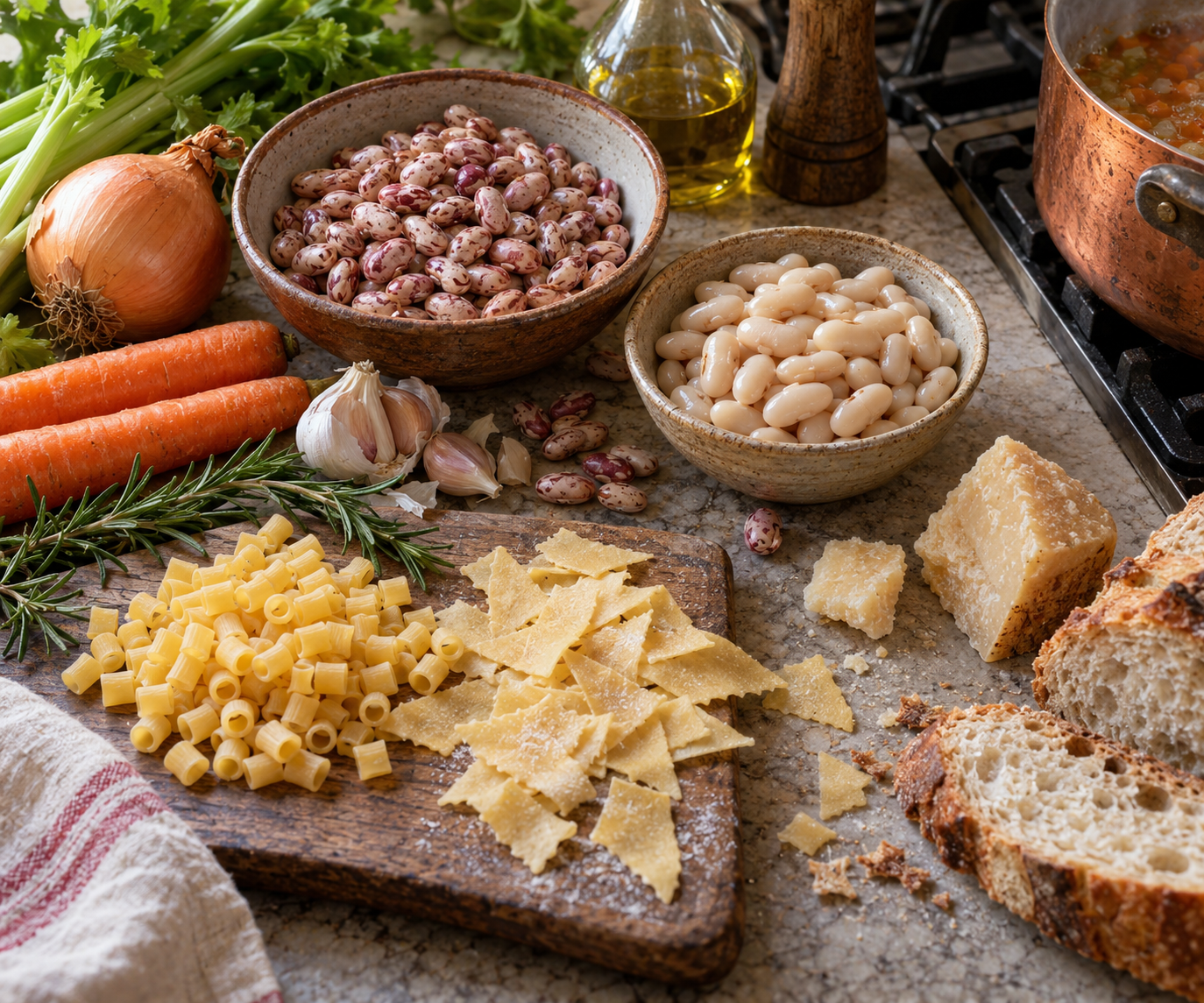 Pasta e Fagioli Is What Italian Grandmothers Make When the Pantry Is Almost Empty: Beans, Pasta, and Nothing Wasted 4 fagioli 2