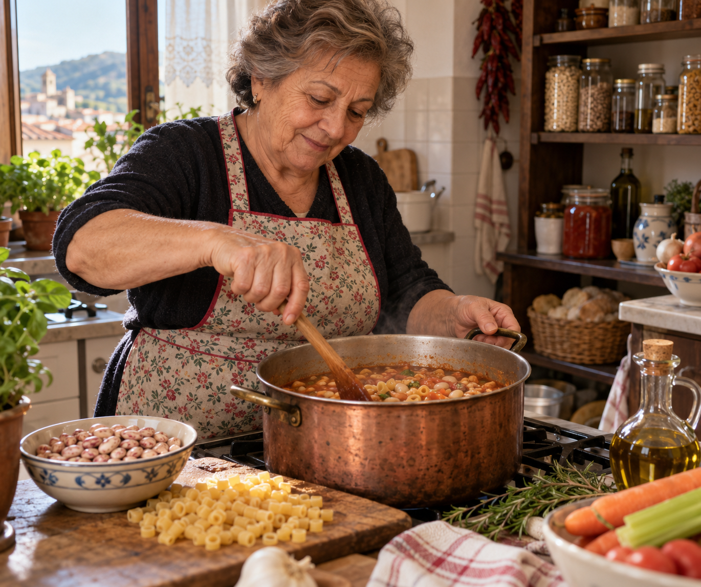 Pasta e Fagioli Is What Italian Grandmothers Make When the Pantry Is Almost Empty: Beans, Pasta, and Nothing Wasted 5 fagioli 5