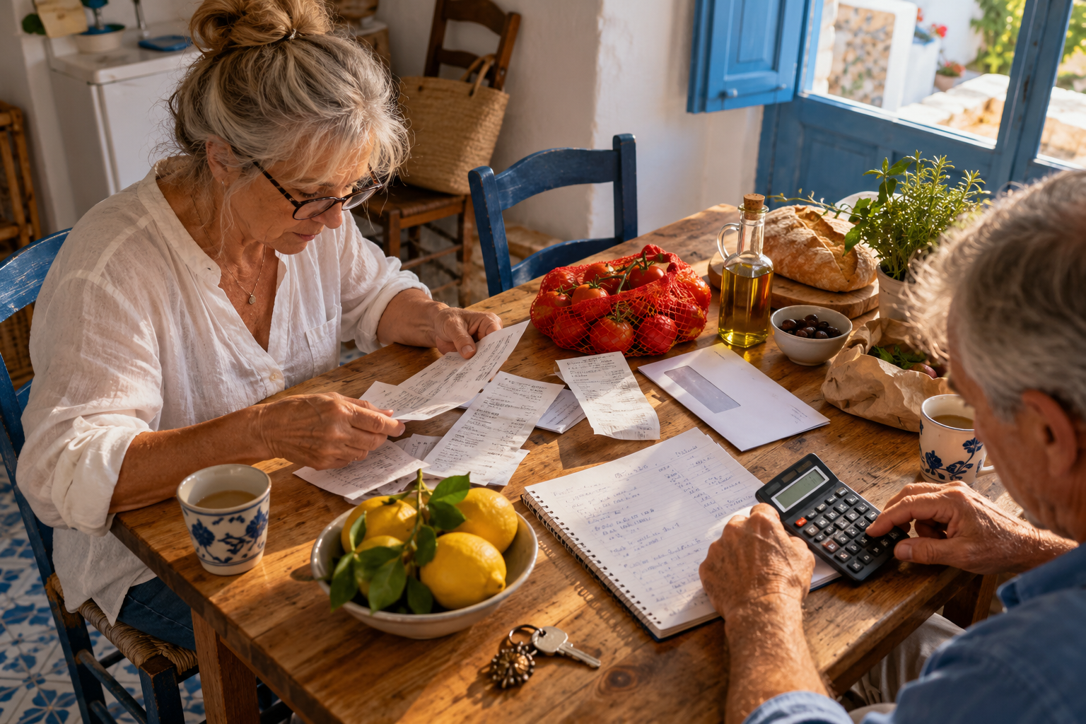 The Greek Island House Budget Nobody Shows You: What a Retired Couple Actually Spent Year One 4 greek island house 4