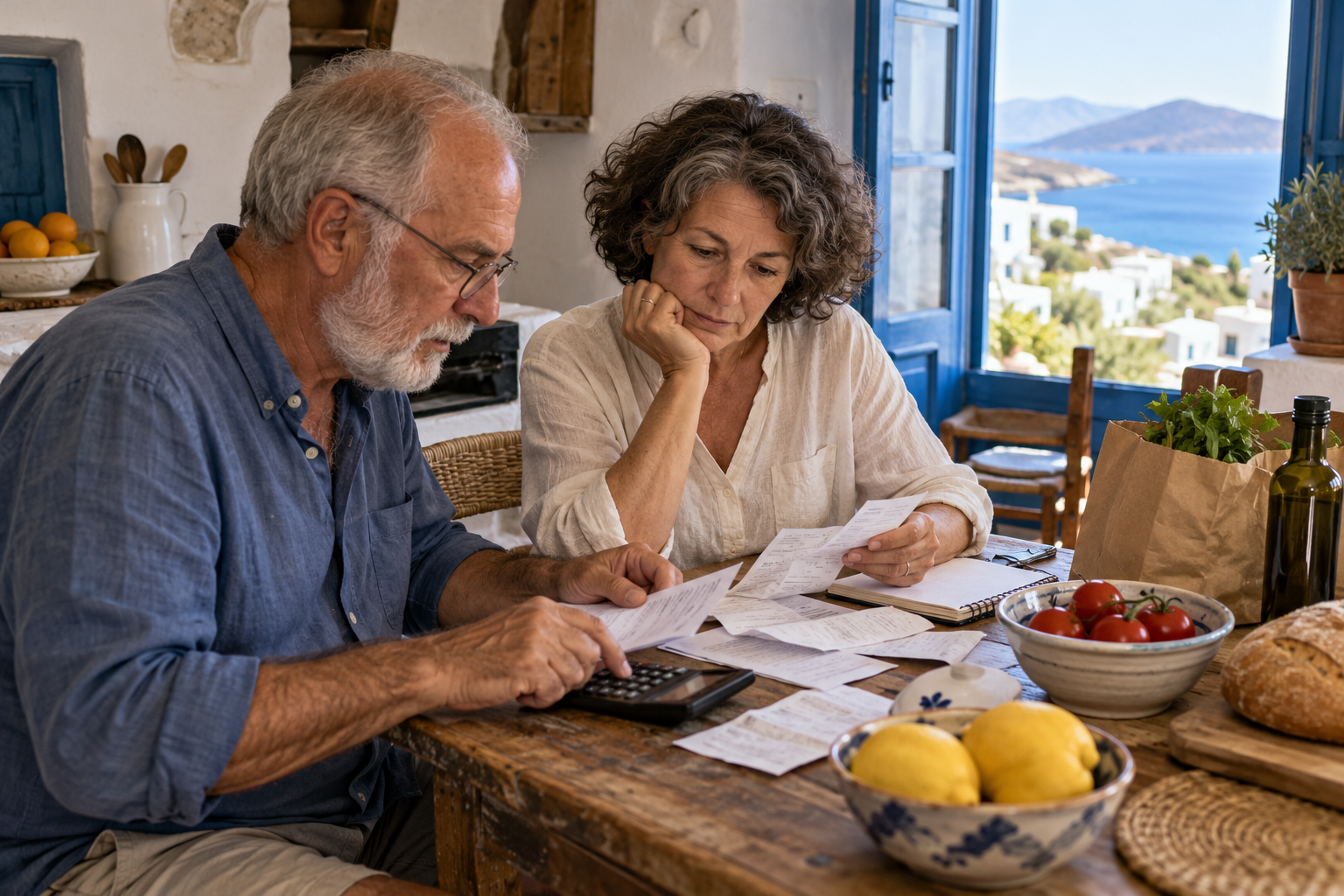 The Greek Island House Budget Nobody Shows You: What a Retired Couple Actually Spent Year One 6 greek island house 6