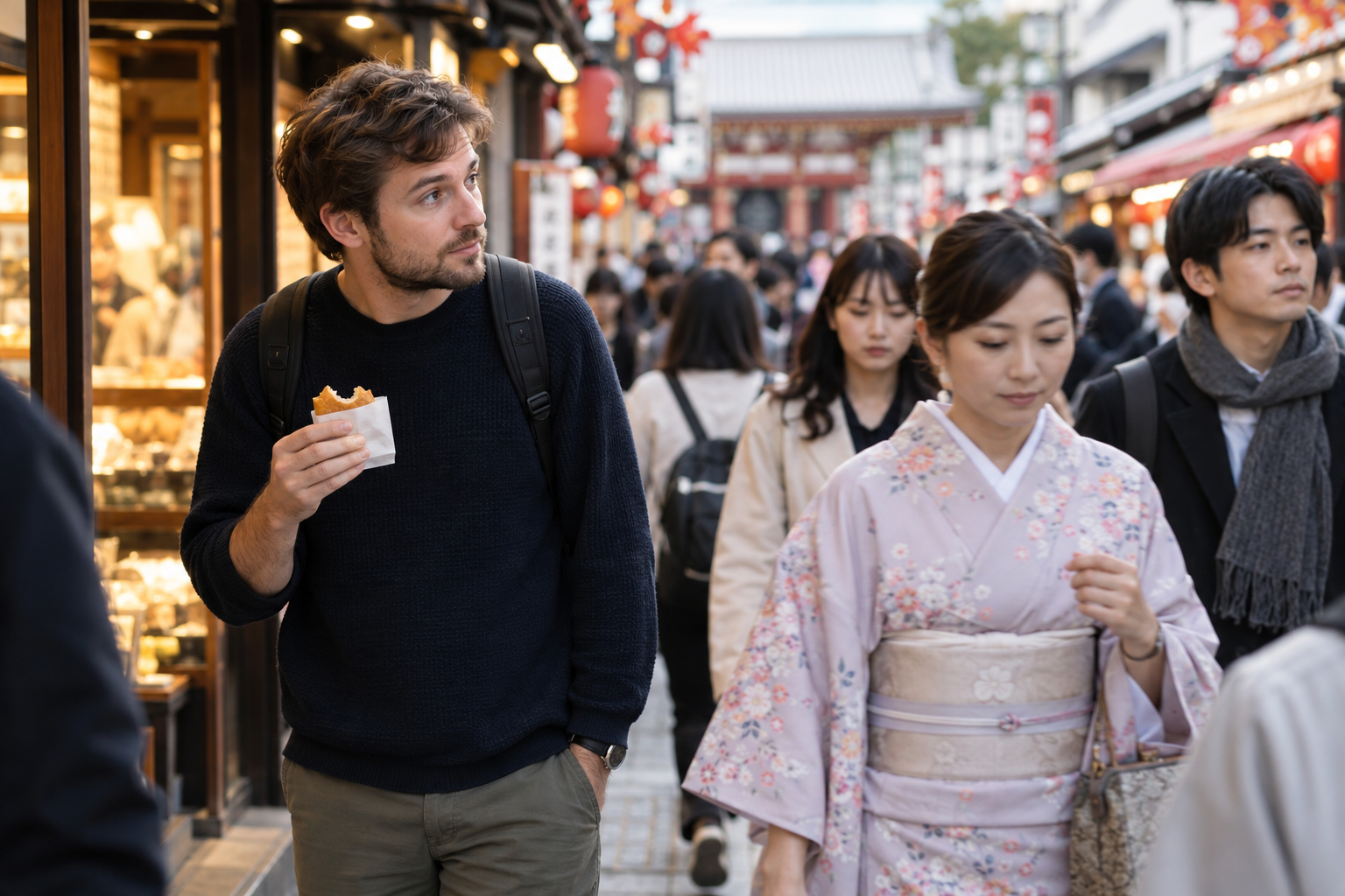 Eating While Walking Is Rude in Japan and Everyone Will Notice: The Street Food Rule With No Fine and Total Enforcement 4 japan street food 4