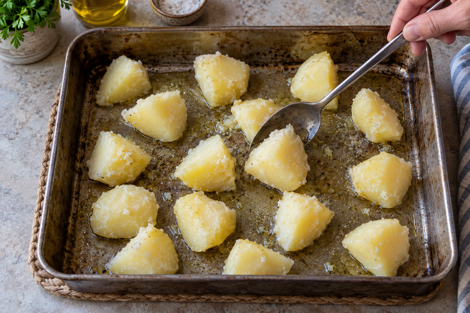 The Roast Potatoes Europeans Argue About: Goose Fat, Semolina, and the One Rule Everyone Agrees On 5 roast potatoes 5